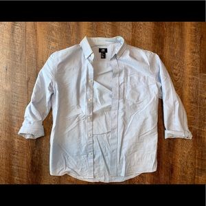 Light Blue Regular Fit Cotton Shirt